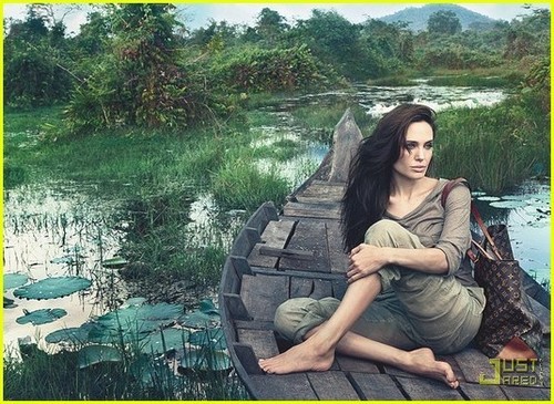  Angelina Jolie Poses for Louis Vuitton’s 'Core Values' Campaign