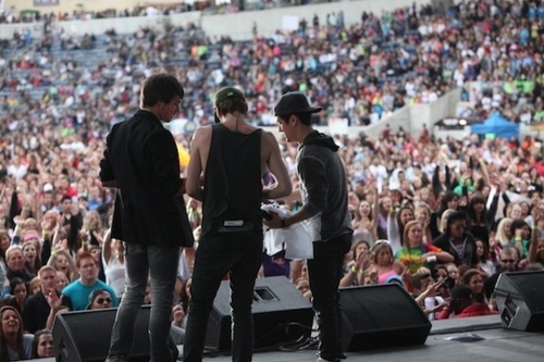  BTR performs at B96 Summer Bash in Chicago