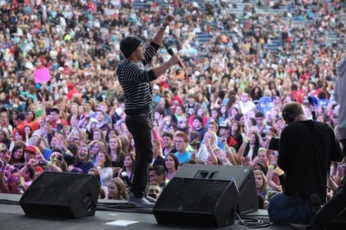 BTR performs at the B96 Summer Bash in Chicago