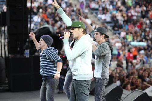  Big Time Rush performs at B96 Summer Bash in Chicago
