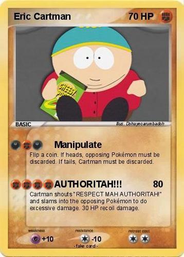  Cartman 神奇宝贝 Card