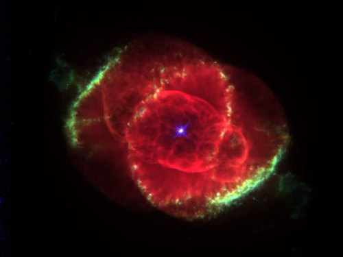  ネコ Eye Nebula (Enhanced Colour)