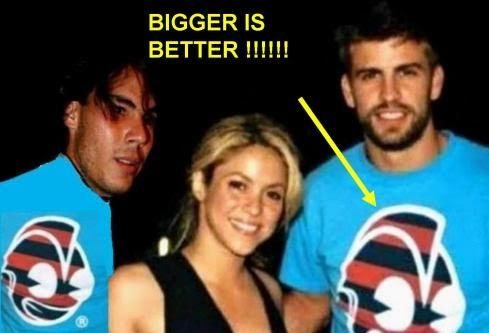  Gerard Piqué :Bigger is better !!!!!!!!!!!