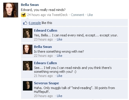  HP Characters on Facebook!