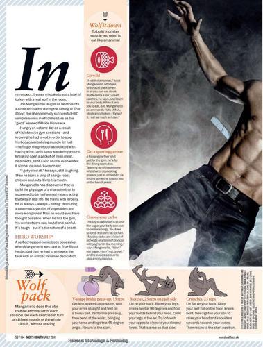 Joe in Men's Health Magazine