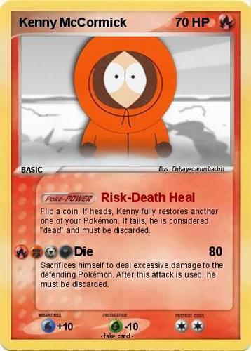  Kenny Pokemon Card
