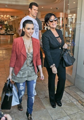  Kim Kardashian & Kris Humpheries in Beverly Hills