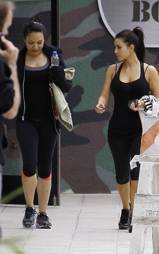  Kim Kardashian at the gym in Studio City (June 12).
