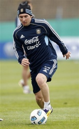  Lionel Messi Argentine National Team Training