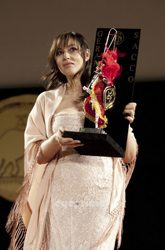  Monica Bellucci receives the Taormina Art Award in Taormina, Italy, Jun 11