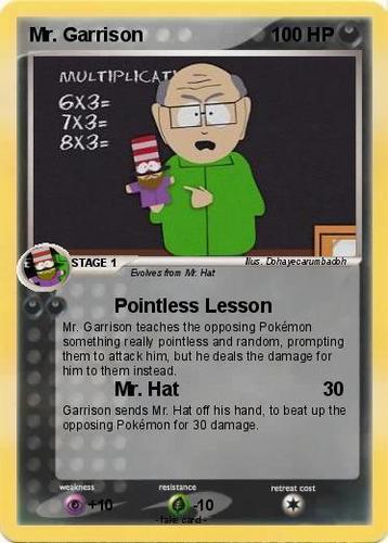  Mr. Garrison Pokémon Card