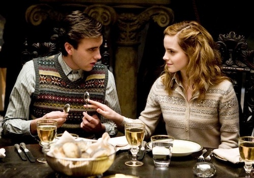 Neville Longbottom and Hermione Granger 