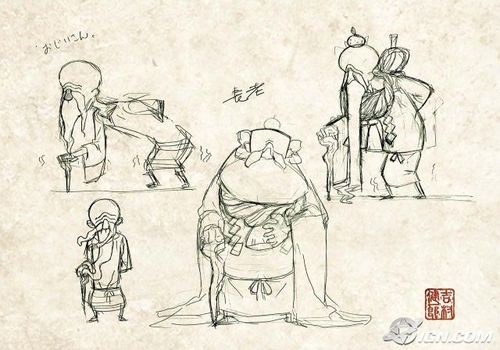  Okami Character Sketches