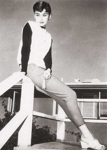 audrey in 1952, before her stardom