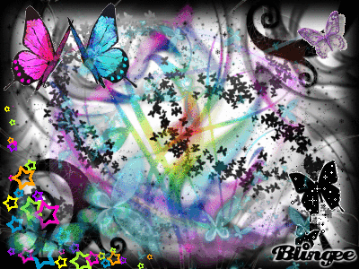  colorful तितलियों