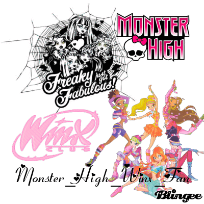  monster high + winx Фан
