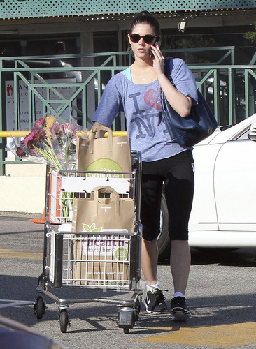 Ashley Greene Grocery shopping after Gym in Studio City, June 14