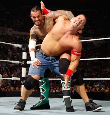  CM Punk vs Cena (all star, sterne Raw)
