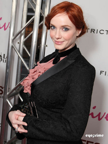 Christina Hendricks arrives at the “Drive” Gala Premiere in L.A, June 17