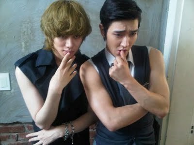  Heechul and Siwon