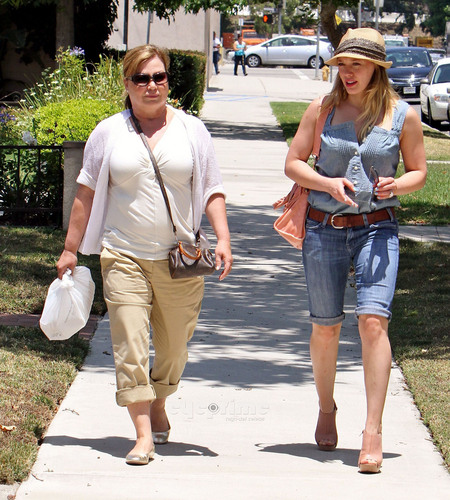 Hilary Duff heads to a Friend’s Home in Hollywood, June 14
