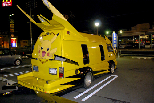 Pokemon Buses and Cars