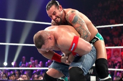  Punk vs Cena (all तारा, स्टार Raw)