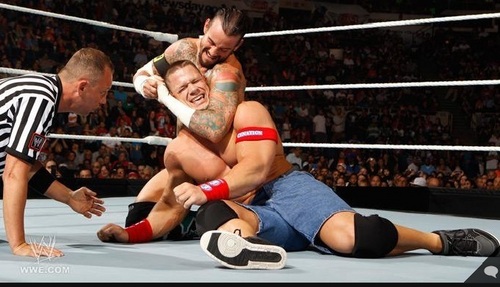 Punk vs Cena (all तारा, स्टार raw)