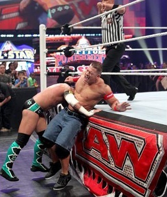 Punk vs Cena (all star raw)
