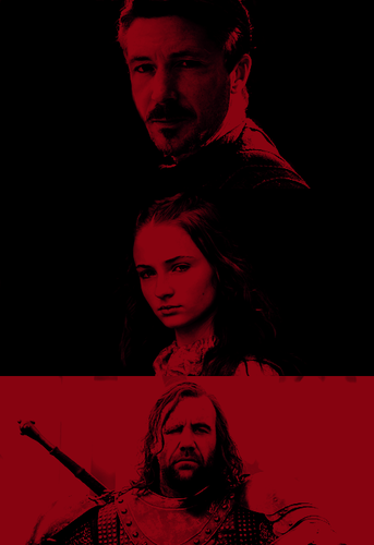  Sandor/Sansa/Petyr ত্রিভুজ