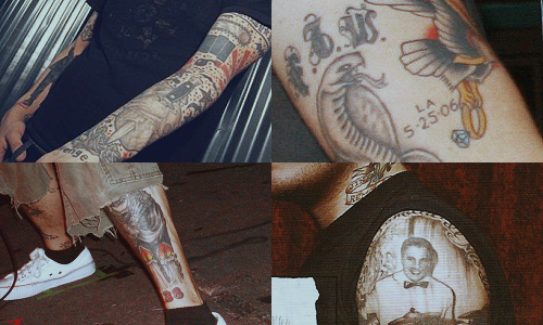  Some of Frankies tatoos