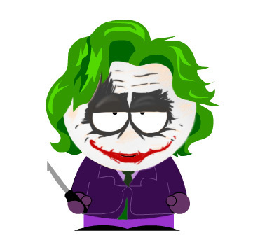  South Park version of The Joker