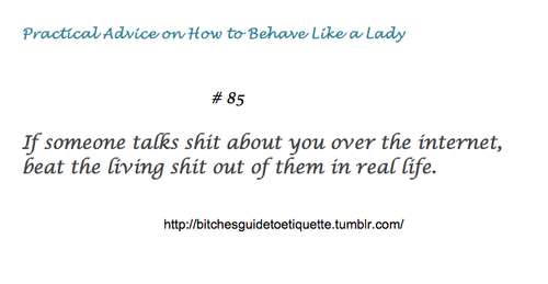  The B*tches Guide to Etiquette