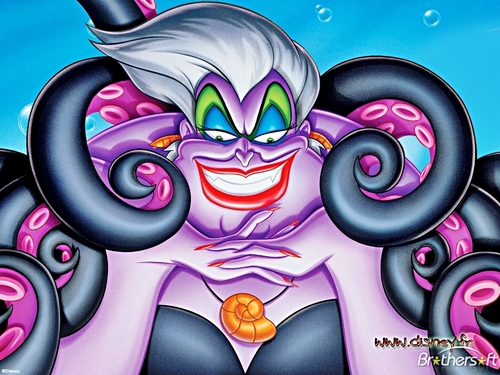  Walt Disney kertas-kertas dinding - Ursula