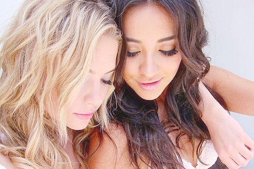  With Shay Mitchell