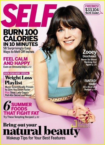  Zooey Deschanel Covers 'Self' July 2011
