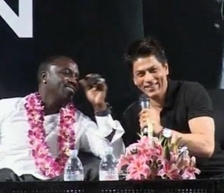  akon with indian actor named shahrukh khan