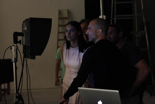  Adriana Lima shooting for diễn đàn S/S 2012 (June 16)