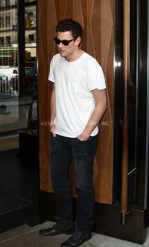  Cory Monteith out the Soho Hotel, New York - June 16, 2011