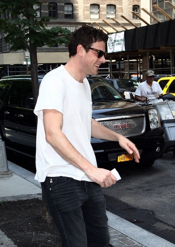Cory Monteith out the Soho Hotel, New York - June 16, 2011