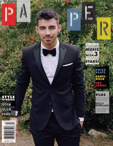  Joe Jonas Covers 'Paper' Mag's Summer muziki