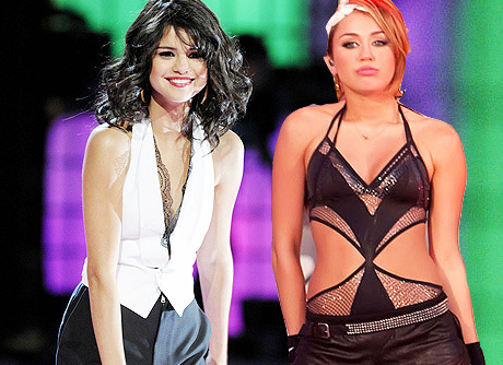  Miley Cyrus vs. Selena Gomez