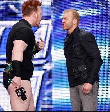  Orton, christian and sheamus on smackdown