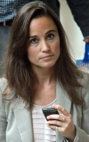  Pippa Middleton was spotted arriving at Gatwick Airport in London, England.