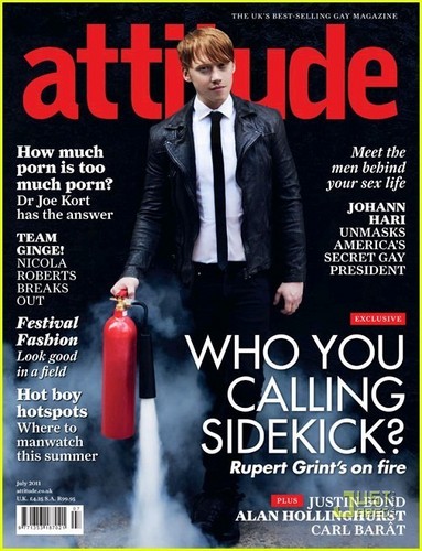  Rupert Grint Covers 'Attitude' July 2011