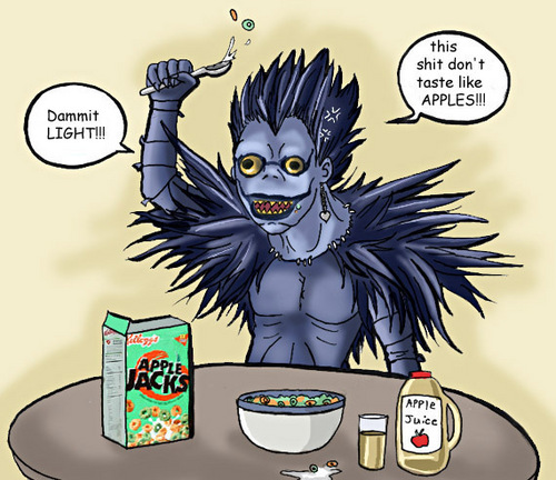  Ryuk only likes real apples