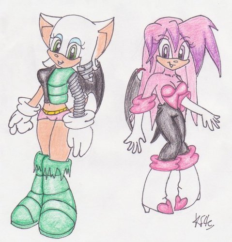 rouge and julie-su costumes...