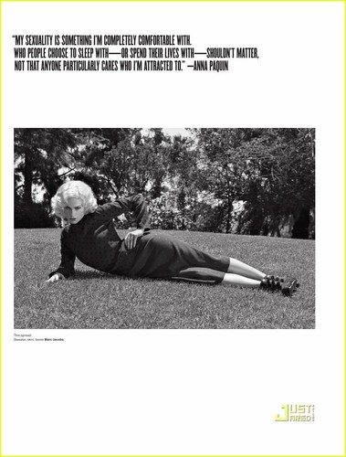  Anna Paquin: Blonde Wig for 'V' Magazine!