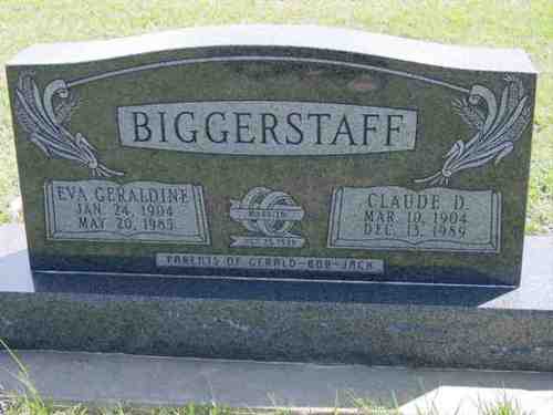  Biggerstaff Tombstone