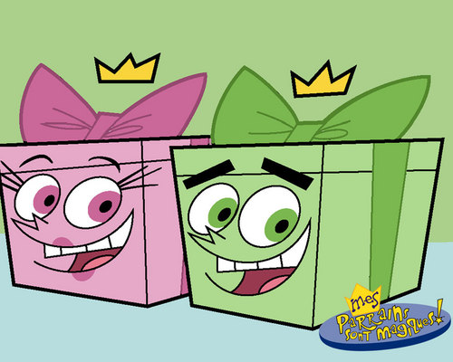 Cosmo and Wanda as present boxes!